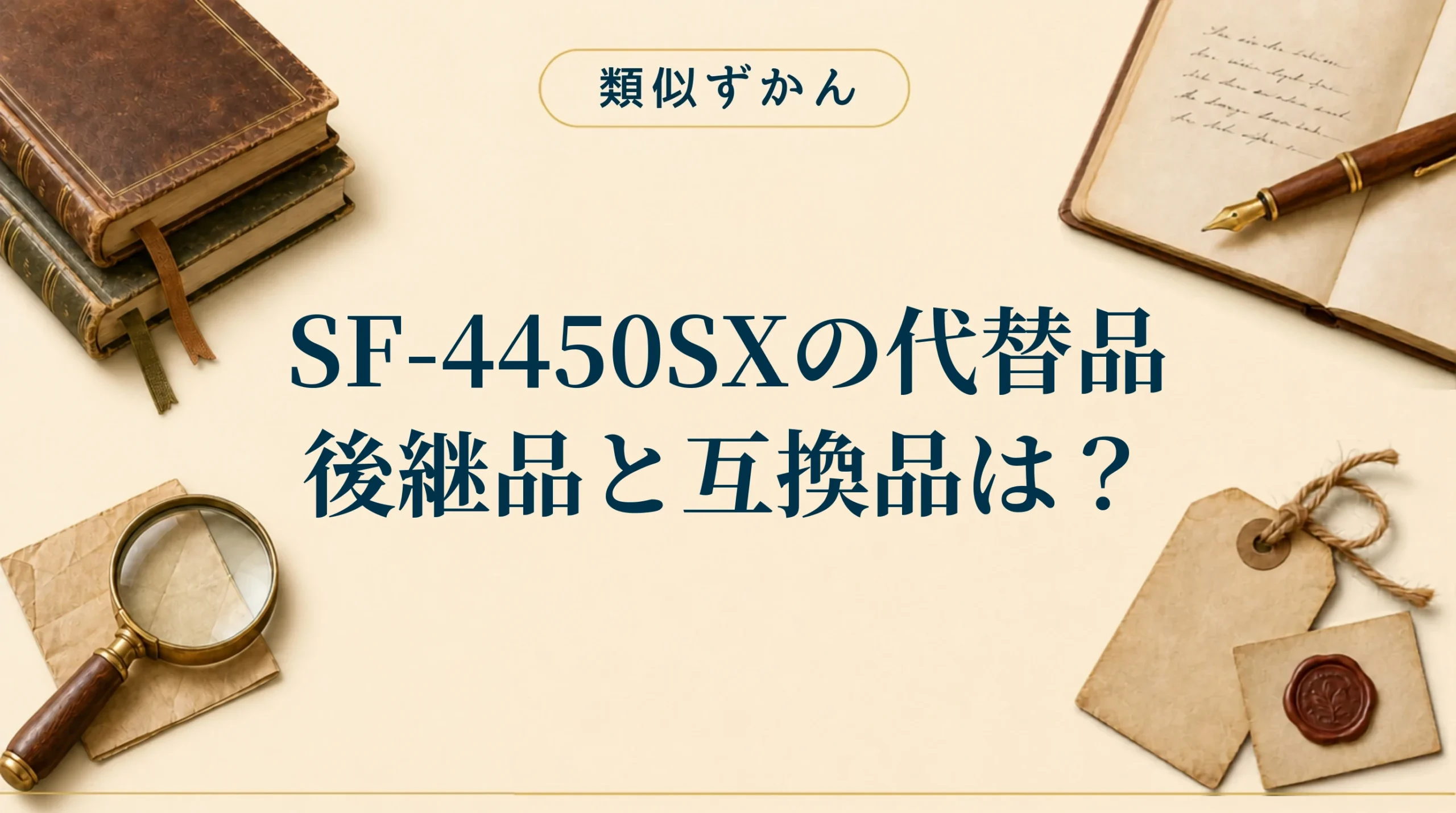 SF-4450SXの代替品8選【適合表つき】後継品・互換品を徹底比較