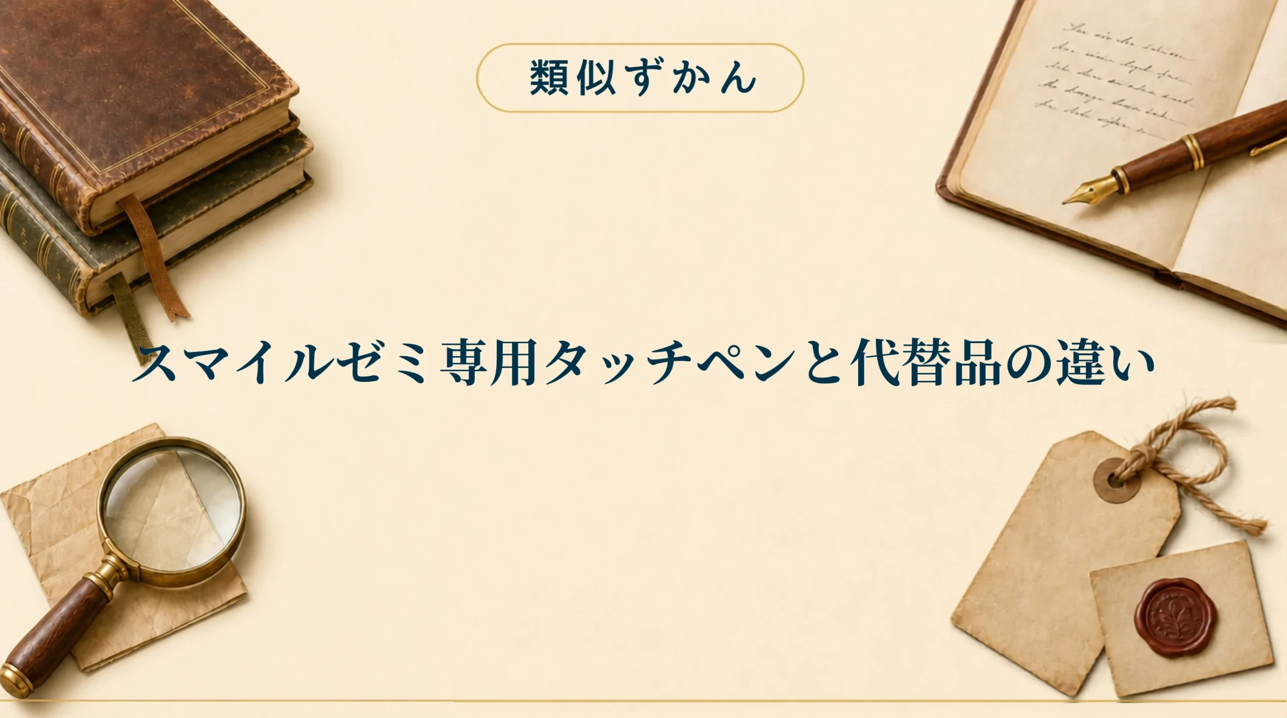 スマイルゼミ専用タッチペンと代替品の違い