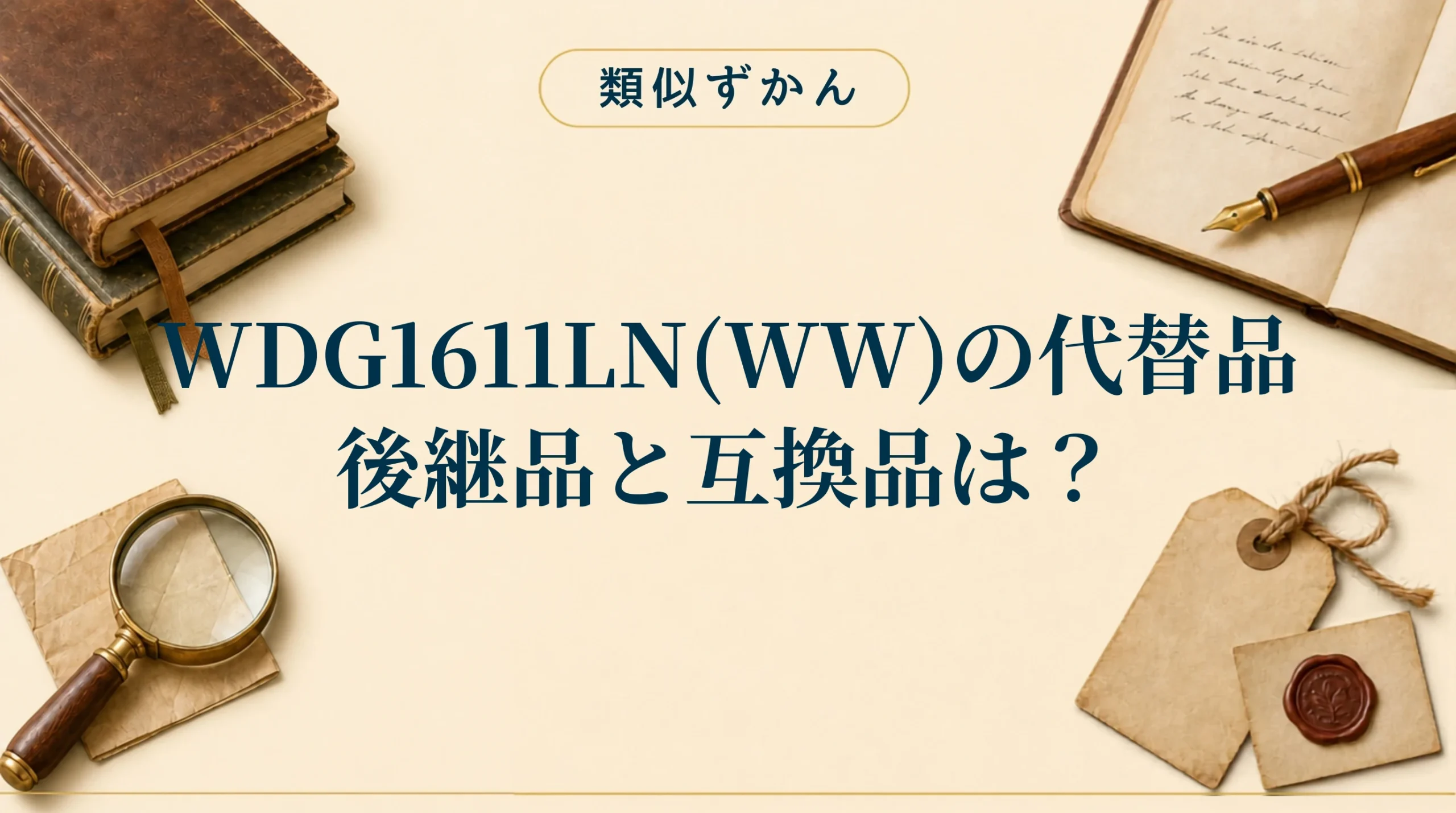 【WDG1611LNの代替品】後継品と互換品は？適合表つきで解説
