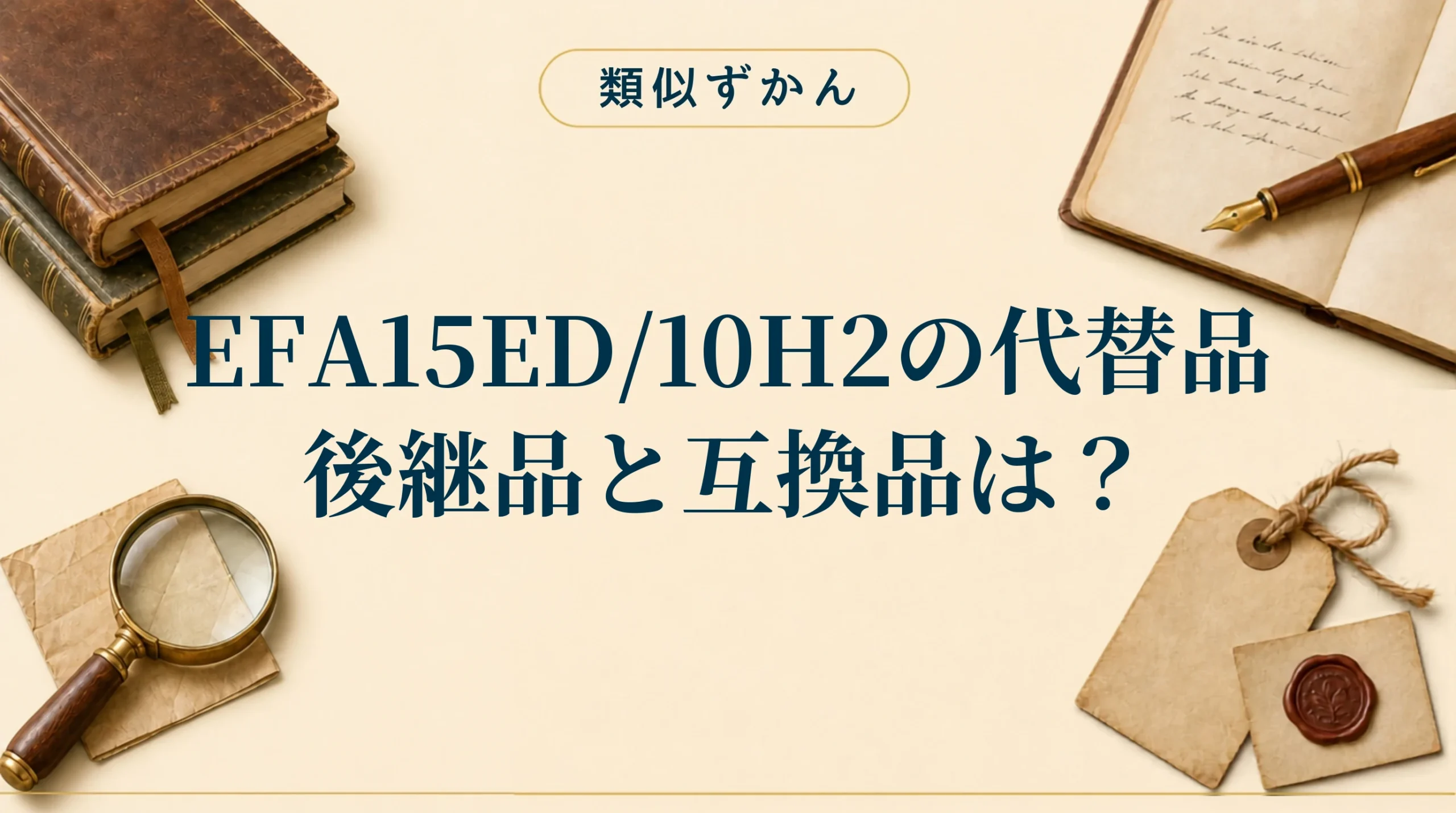 【EFA15ED/10H2の代替品】後継品と互換品は？適合表つきで解説