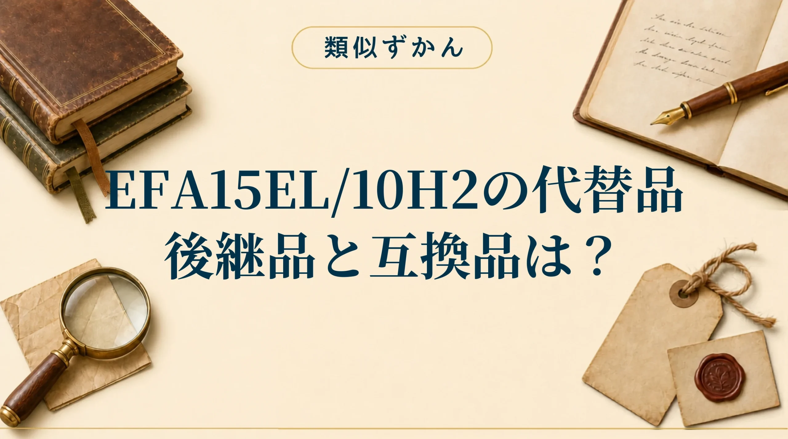 【EFA15EL/10H2の代替品】後継品と互換品は？適合表つきで解説