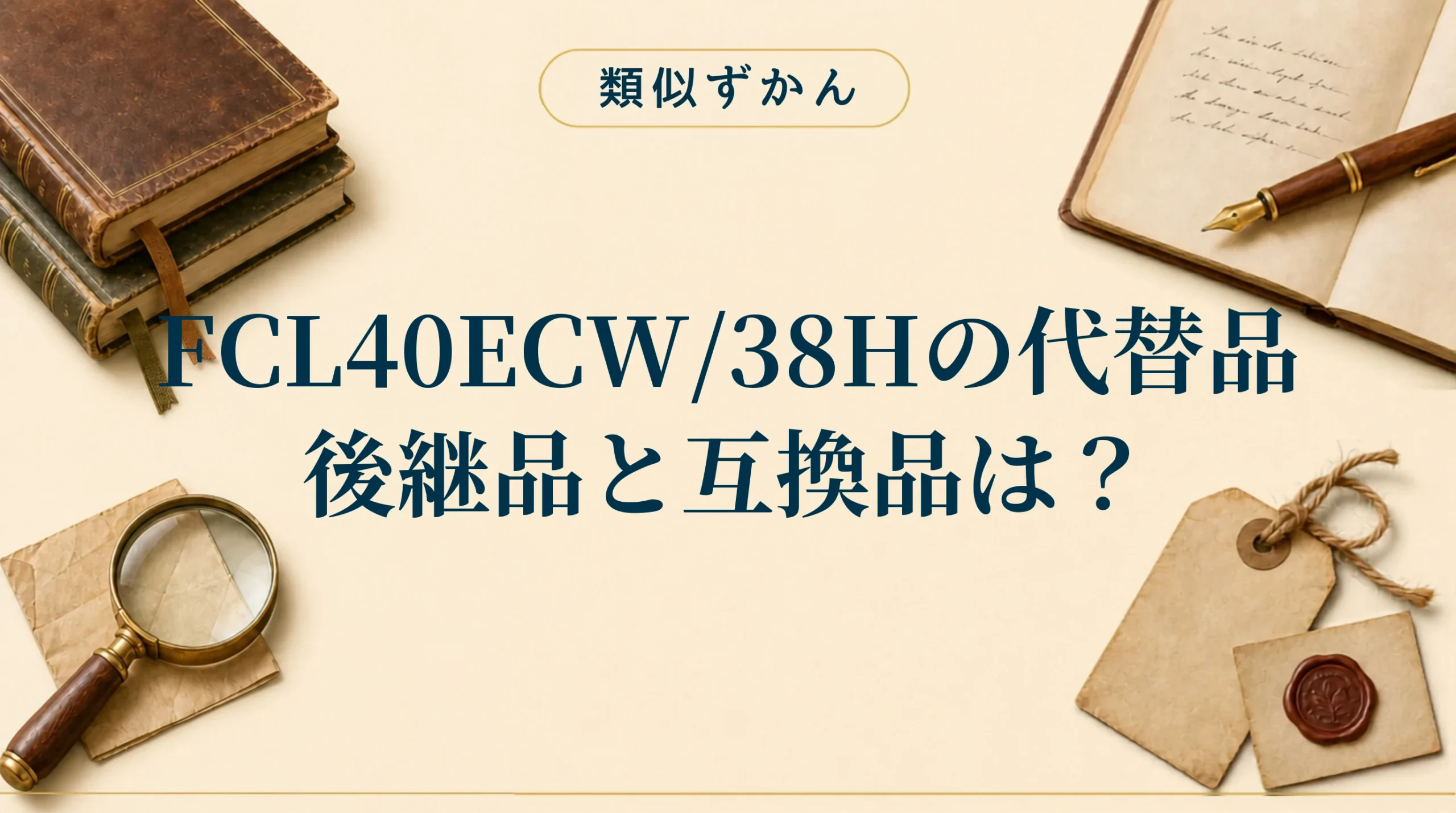 【FCL40ECW/38Hの代替品】後継品と互換品は？適合表つきで解説