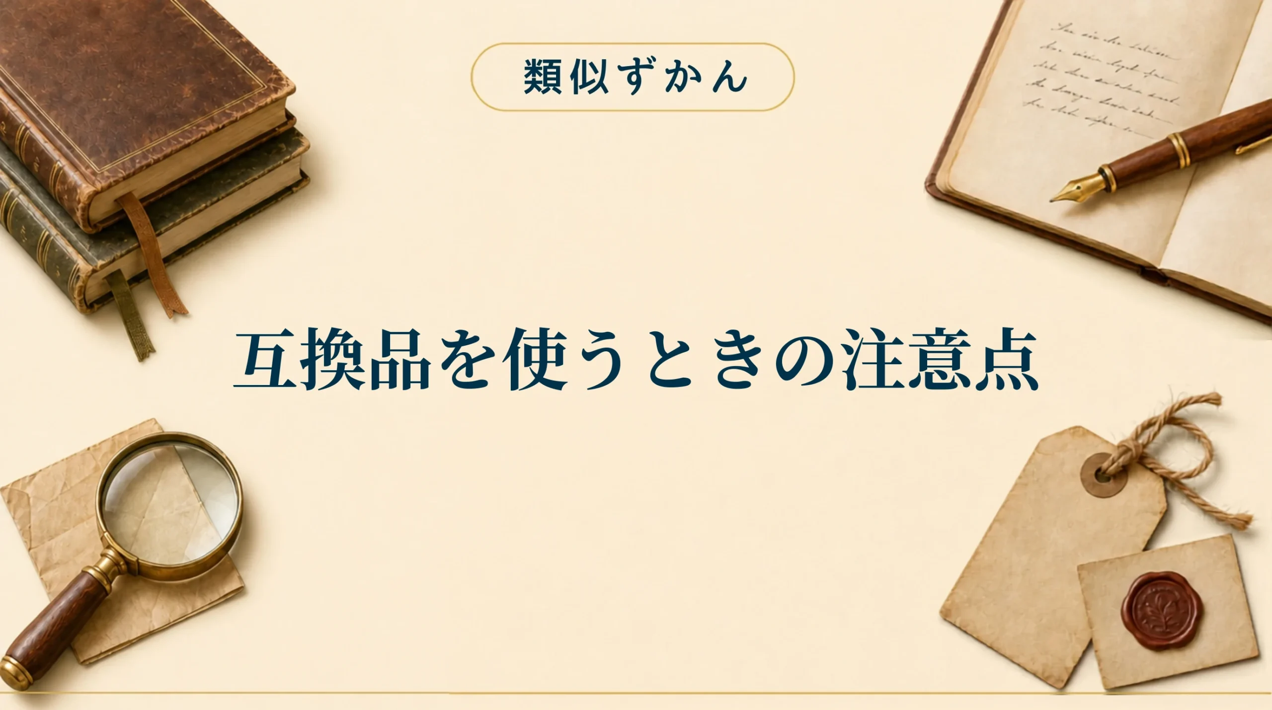 互換品を使うときの注意点(保証・規格)