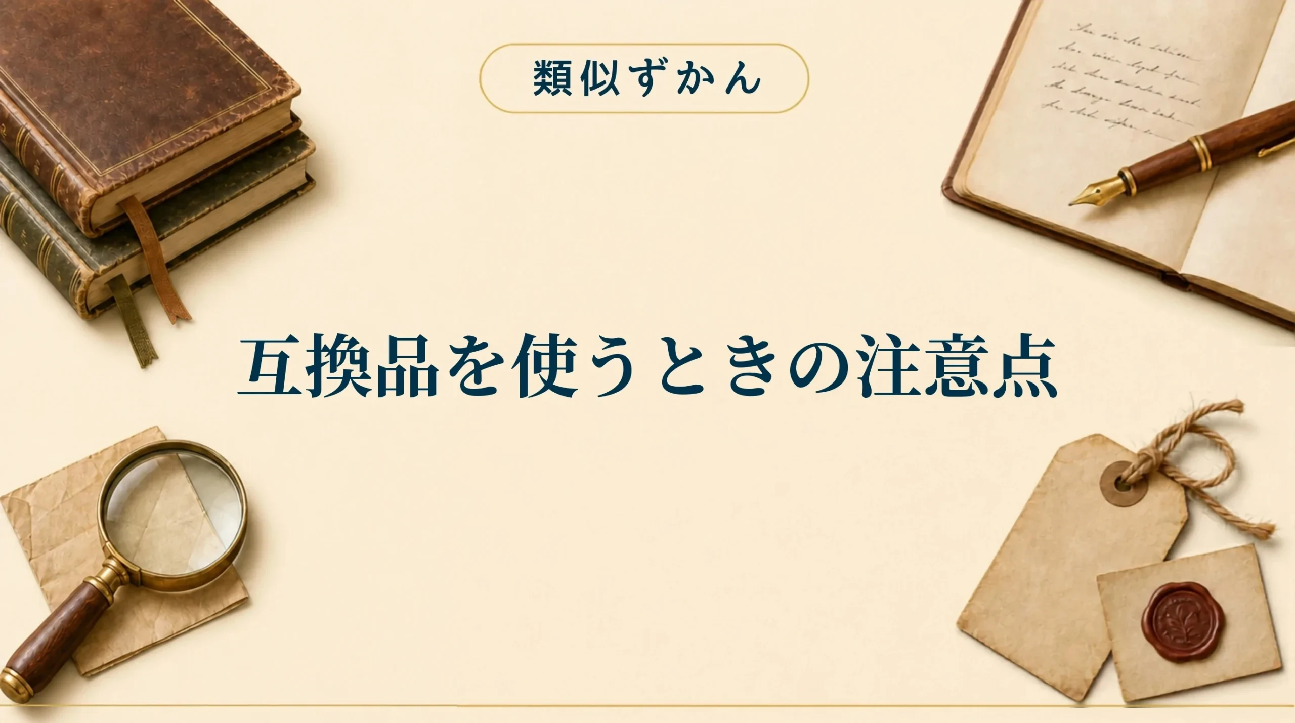 互換品を使うときの注意点(保証・規格)