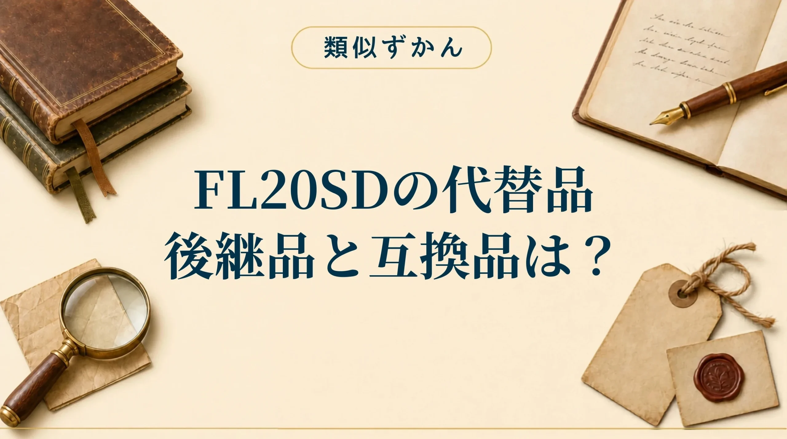 【FL20SDの代替品】後継品と互換品は？適合表つきで解説