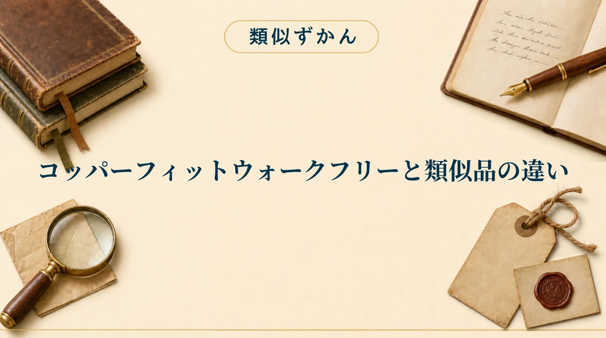 コッパーフィットウォークフリーと類似品の違い