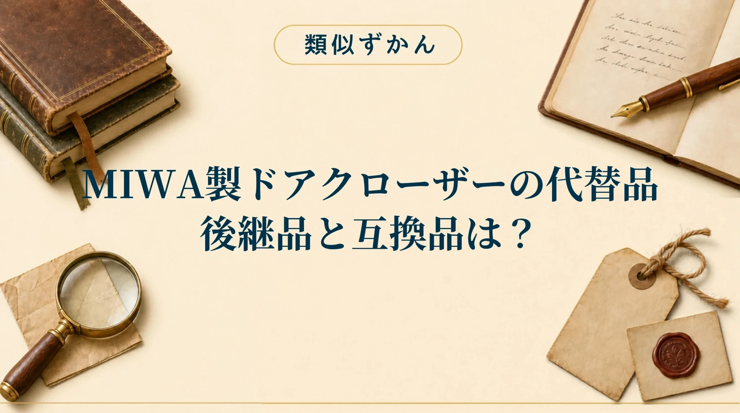 【MIWA製ドアクローザーの代替品】後継品と互換品は？適合表つきで解説