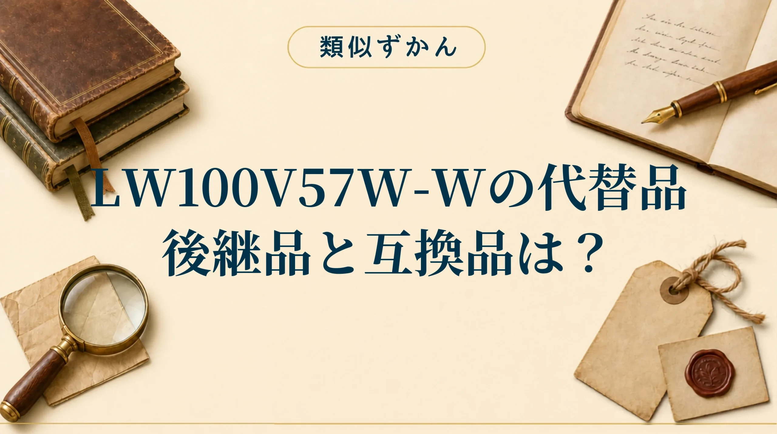 【LW100V57W-Wの代替品】後継品と互換品は？適合表つきで解説