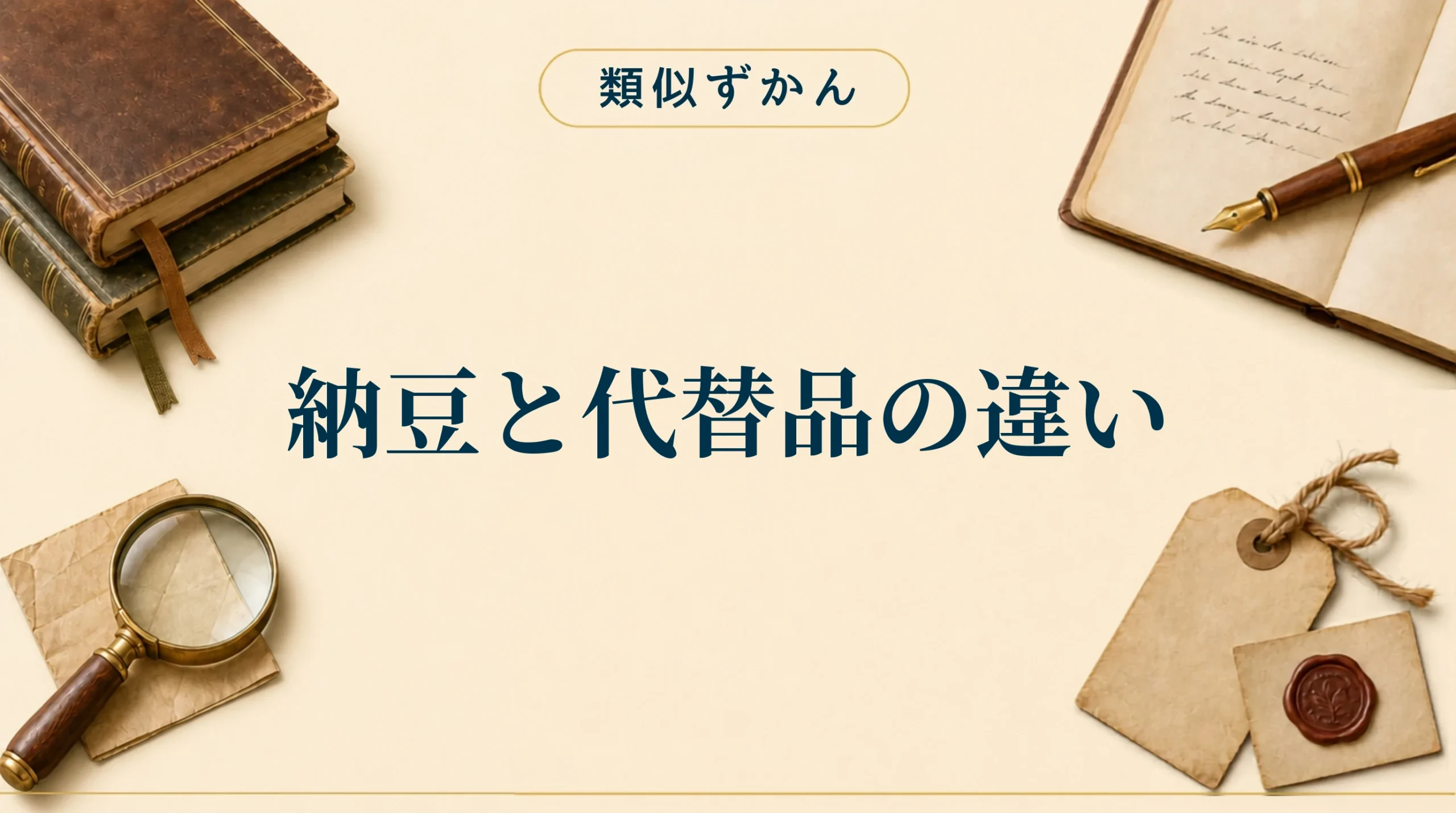 納豆と代替品の違い