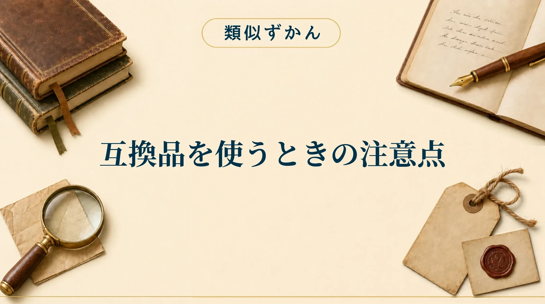 互換品を使うときの注意点（保証・規格）
